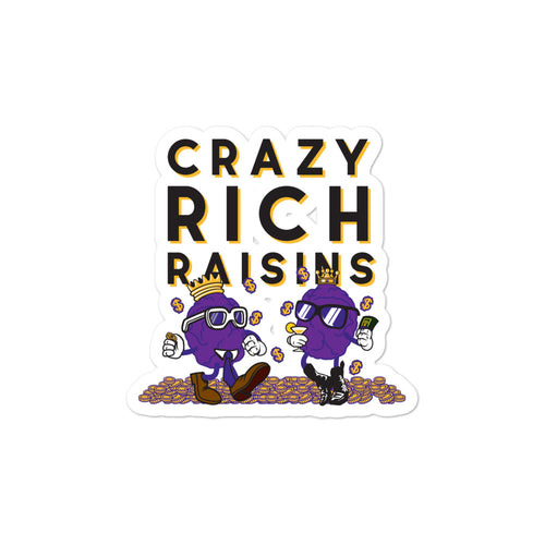 Movie The Food - Crazy Rich Raisins - Sticker - 3x3