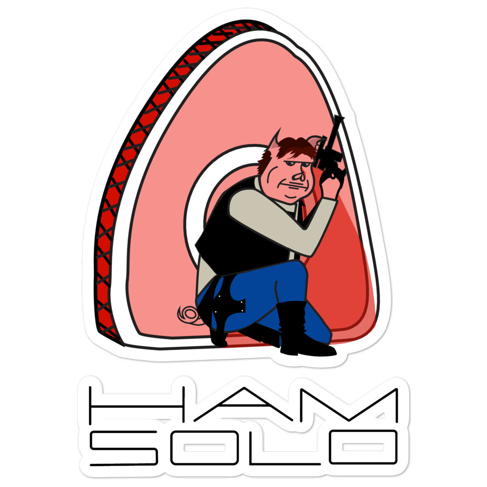 Movie The Food - Ham Solo - Sticker - 5.5x5.5