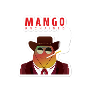 Movie The Food - Mango Unchained - Sticker - 4x4