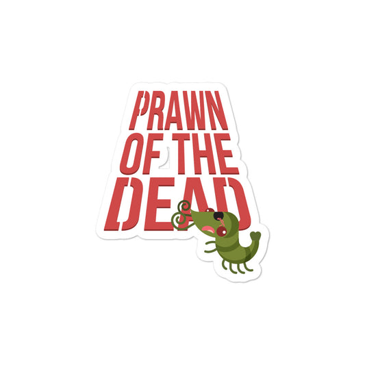 Movie The Food - Prawn Of The Dead - Sticker - 3x3