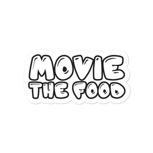 Movie The Food - Text Logo - Sticker - 4x4