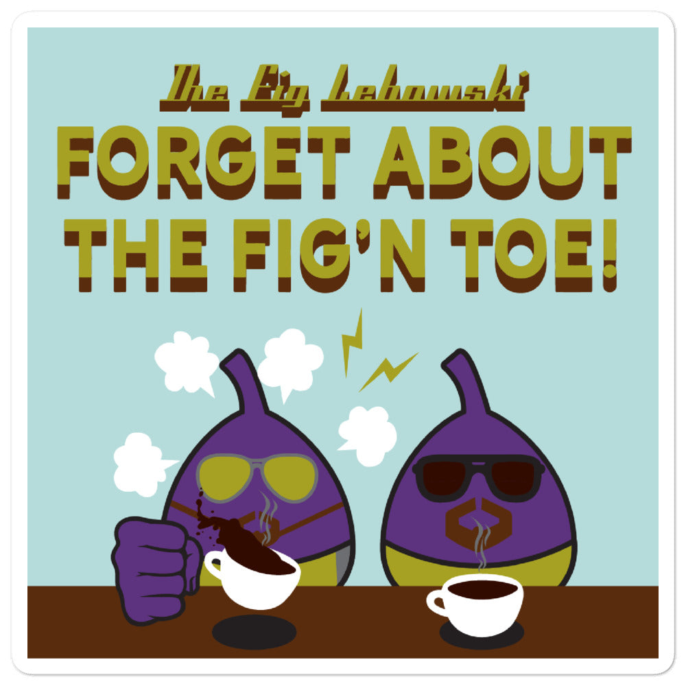 Movie The Food - The Fig Lebowski - Sticker - 5.5x5.5