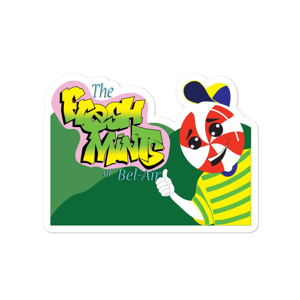 Movie The Food - The Fresh Mints of Bel-Air - Sticker - 4x4