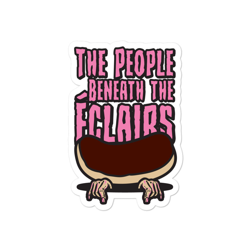 Movie The Food - The People Beneath The Eclairs - Sticker - 4x4