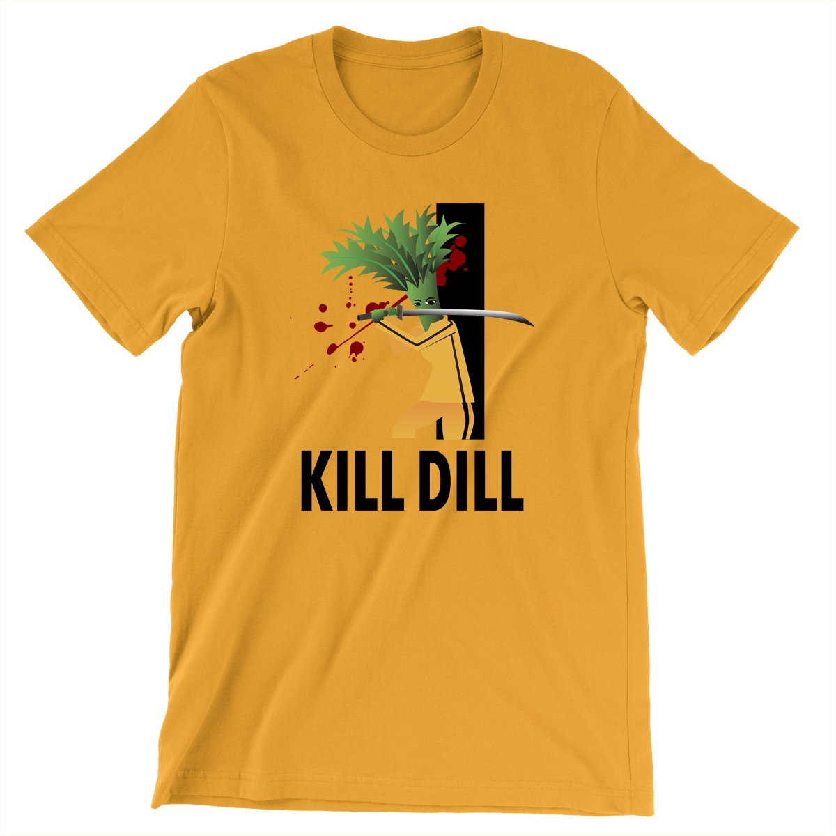 Movie The Food - Kill Dill T-Shirt - Gold