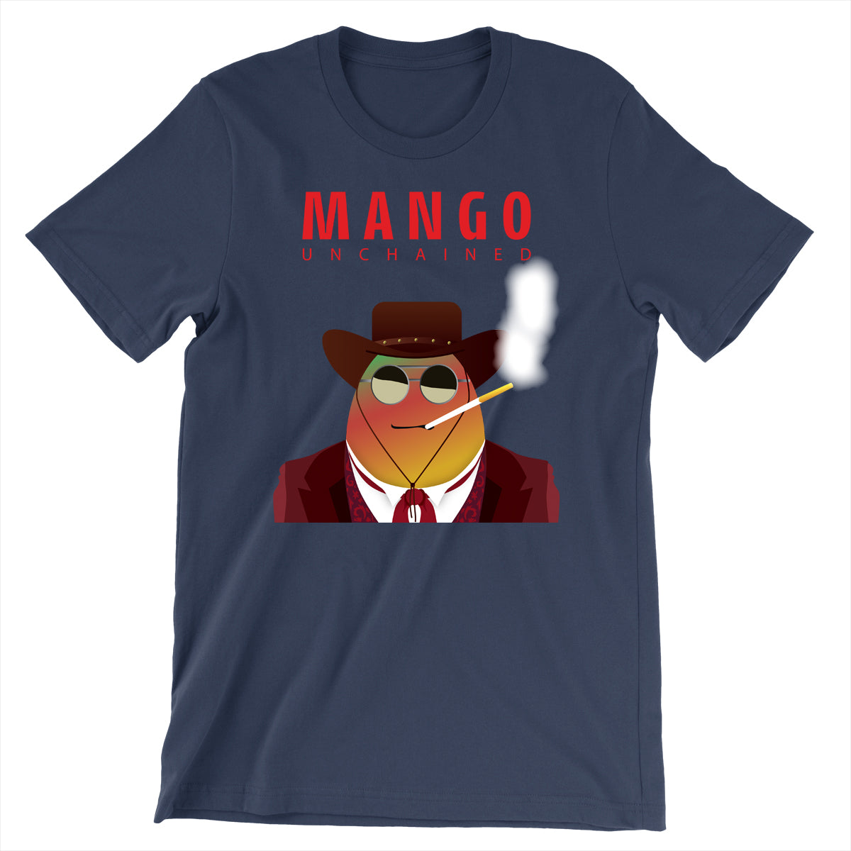 Movie The Food - Mango Unchained T-Shirt - Navy