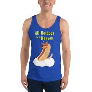 Movie The Food - All Hotdogs Go To Heaven Tank Top - True Royal - Model Front