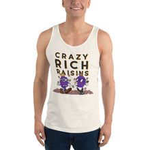 Load image into Gallery viewer, Movie The Food - Crazy Rich Raisins Tank Top - Oatmeal Triblend - Model Front
