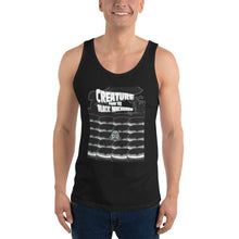 Load image into Gallery viewer, Movie The Food - Creature From The Black Macaroon Tank Top - Black - Model Front