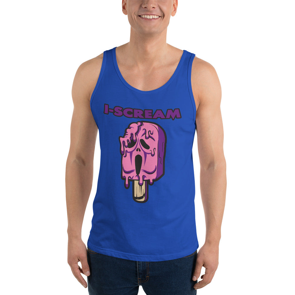 Movie The Food - I-Scream Tank Top - Limited Edition True Royal - Model Front