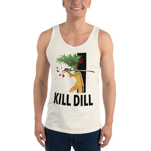 Movie The Food - Kill Dill Tank Top - Oatmeal Triblend - Model Front