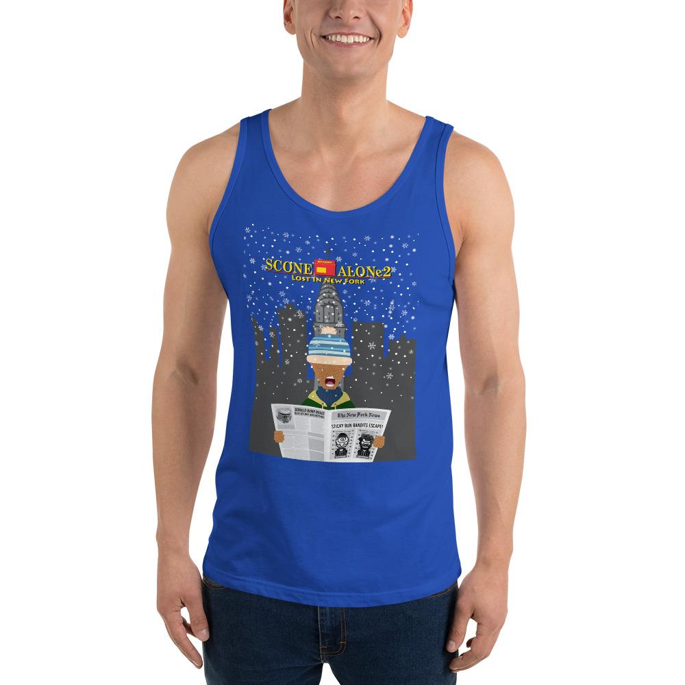 Movie The Food - Scone Alone 2 Tank Top - True Royal - Model Front