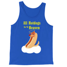Load image into Gallery viewer, Movie The Food - All Hotdogs Go To Heaven Tank Top - True Royal