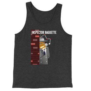 Movie The Food - Inspector Baguette Tank Top - Charcoal-black Triblend