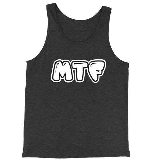 Movie The Food - MTF Logo Tank Top - Charcoal-black Triblend