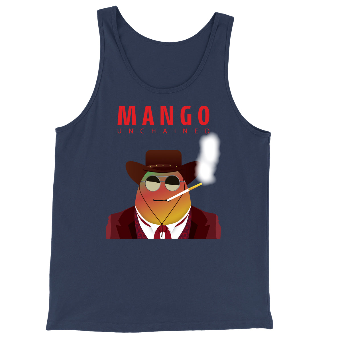 Movie The Food - Mango Unchained Tank Top - Navy