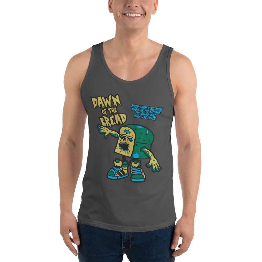 Movie The Food - Dawn Of The Bread Tank Top - Asphalt - Model Front