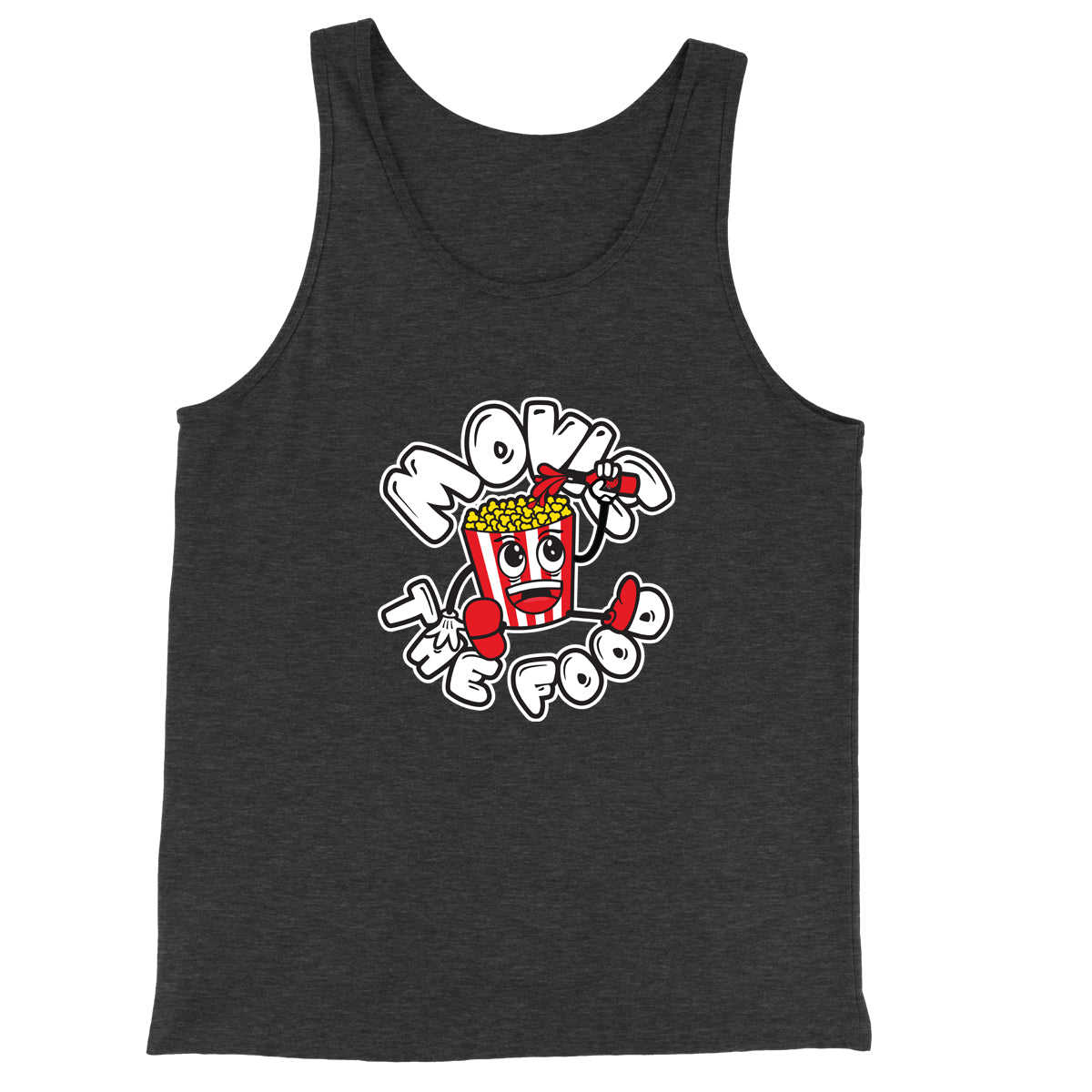 Movie The Food - Round Logo Tank Top - Charcoal-black Triblend