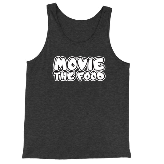Movie The Food - Text Logo Tank Top - Charcoal-black Triblend