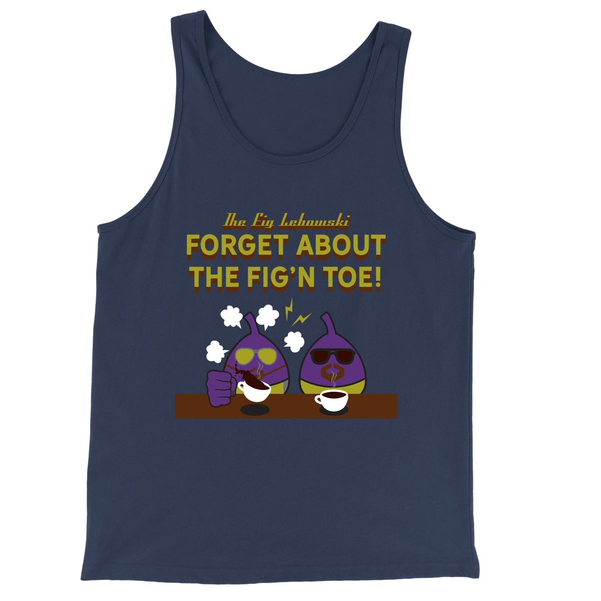 Movie The Food - The Fig Lebowski Tank Top - Navy