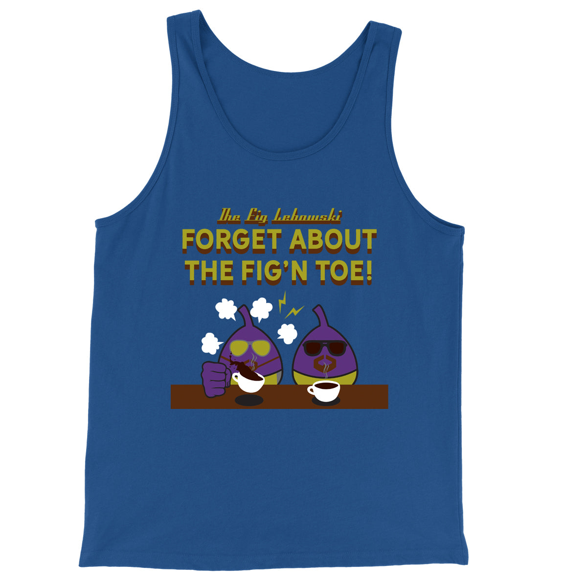 Movie The Food - The Fig Lebowski Tank Top - True Royal