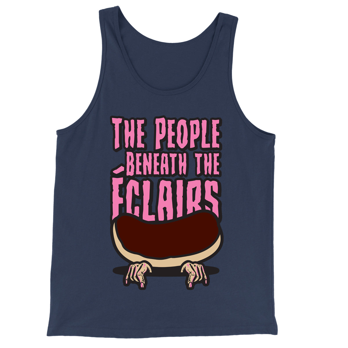 Movie The Food - The People Beneath The Eclairs Tank Top - Navy