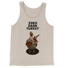 Load image into Gallery viewer, Movie The Food - Zero Dark Turkey Tank Top - Oatmeal Triblend