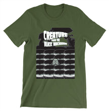 Load image into Gallery viewer, Movie The Food - Creature From The Black Macaroon T-Shirt - Olive