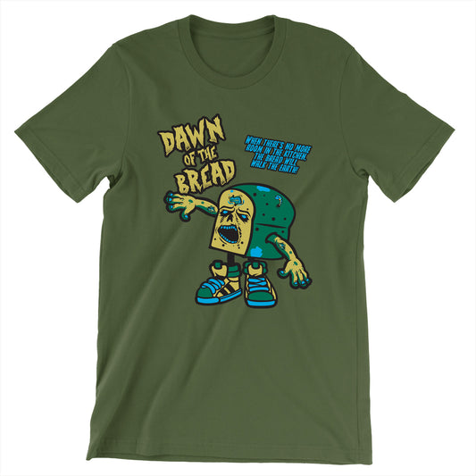 Movie The Food - Dawn Of The Bread T-Shirt - Olive