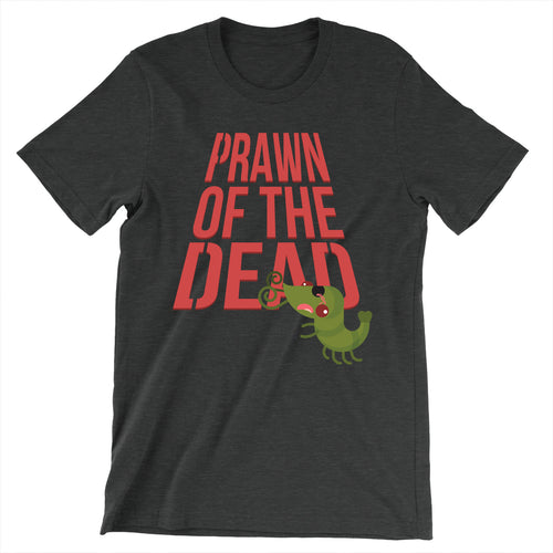 Movie The Food - Prawn Of The Dead T-Shirt- Black Heather
