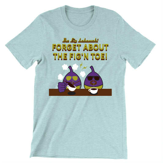 Movie The Food - The Fig Lebowski T-Shirt - Heather Prism Ice Blue