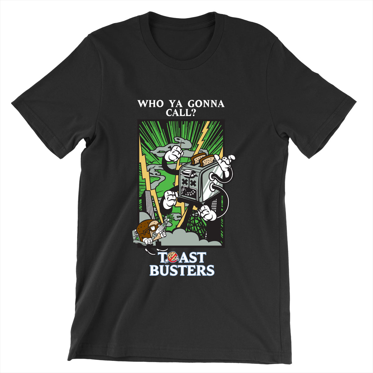 Movie The Food - Toastbusters T-Shirt - Black