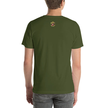 Movie The Food - Dawn Of The Bread T-Shirt - Olive - Model Back