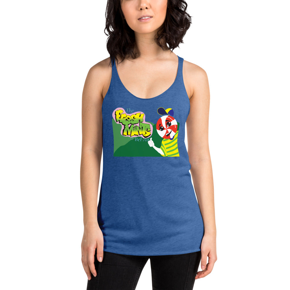 Movie The Food - The Fresh Mints Of Bel-Air Women's Racerback Tank Top - Vintage Royal - Model Front