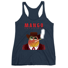 Load image into Gallery viewer, Movie The Food - Mango Unchained Women&#39;s Racerback Tank Top - Vintage Navy