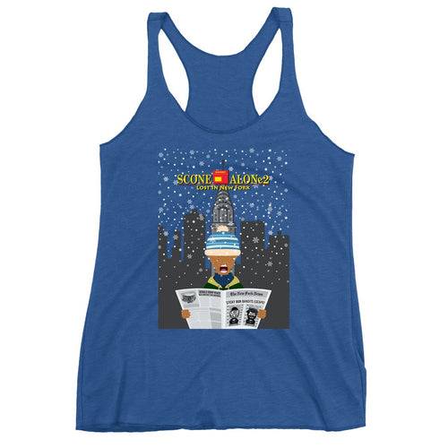 Movie The Food -Scone Alone 2 Women's Racerback Tank Top - Vintage Royal