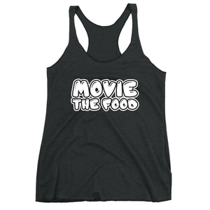 Movie The Food - Text Logo Women's Racerback Tank Top - Vintage Black