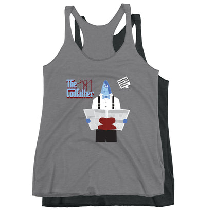 Movie The Food - The Codfather Women's Racerback Tank Top