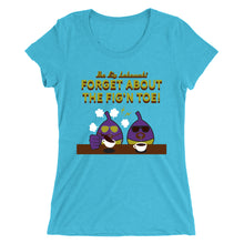 Load image into Gallery viewer, Movie The Food - The Fig Lebowski Women&#39;s T-Shirt - Caribbean Blue