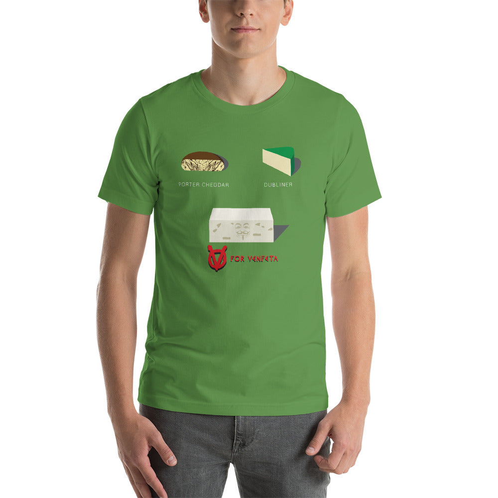 Movie The Food - V For Venfeta St. Patrick's T-Shirt - Leaf - Model Front